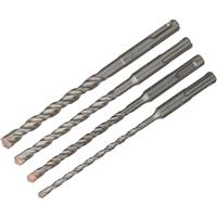 Bosch SDS Plus Drill Bit Set (4 Piece) Alloy Steel