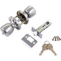 ERA Entrance Door Knob Set in Chrome