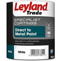 Leyland Trade Direct to Metal Paint 750ml in White