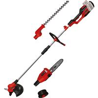 Einhell PXC 36V Brushless 4-in-1 Cordless Garden Multi Tool Body Only in Red Steel