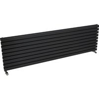 Ximax Bristol Double Horizontal Designer Radiator 526 x 1800mm 5707Btu in Anthracite Steel