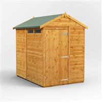 Powersheds Power Apex Security Shed 7' x 5' in Natural Timber