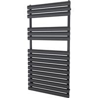 Ximax Bristol Single Panel Towel Radiator 1164 x 600mm 2273Btu in Anthracite Steel