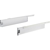Hafele Metal Drawer System 400 x 150mm in White Aluminium