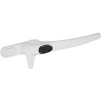 ERA PVCu/Timber Cockspur Locking Window Handle Right Hand in White Aluminium