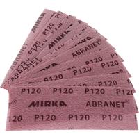Mirka Dust Extraction Handy Sander Kit Sanding Sheets 120 Grit (10 Pack) in Brown Aluminium Oxide