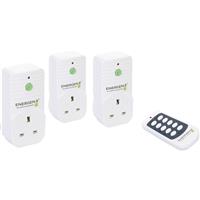 Energenie Remote Control Sockets 13A 3 Pack in White