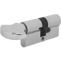 Securefast 6 Pin Euro Thumbturn Cylinder 40-45mm in Nickel Steel