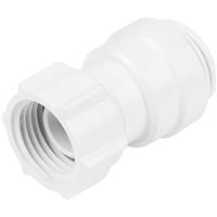 JG Speedfit Female Tap Connector 15mm 1/2" BSP in White Plastic