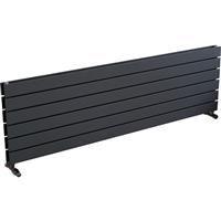 Ximax Oxford Duo Horizontal Designer Radiator 445 x 1500mm 3901Btu in Anthracite Steel