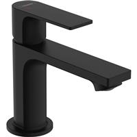 Hansgrohe Rebris E CoolStart 80 Basin Mixer Tap Matt in Black Brass