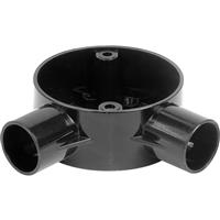 Profix 20mm PVC Conduit Box Angle in Black