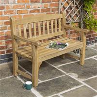 Rowlinson Tuscan Bench 90cm (h) x 120cm (w) x 61cm (d) Timber