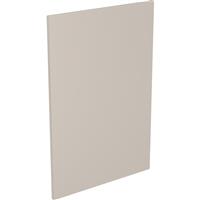 Kitchen Kit Flatpack J-Pull Kitchen Cabinet Base End Super Gloss 900mm in Light Grey Mdf
