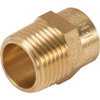 Made4Trade Solder Ring Coupler Male 15mm x 1/2" in Gold