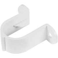 Aquaflow Overflow Pipe Clip 21.5mm in White