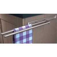 Hafele Towel Rail 2 Rail in Aluminium