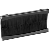 Euro Module Brush Module Black 4 Mod Twin Plate