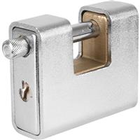 Squire Watchman Armoured Warehouse Padlock 80 x 11 x 29mm in Silver Steel