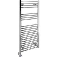Kudox Thermostatic Electric Straight Towel Radiator 500 x 1100mm 300W in Chrome