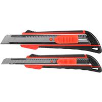 Minotaur Snap Off Knife Set 9mm & 18mm (2 Pack) in Red Plastic