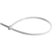 Unbranded Cable Ties Natural 200mm x 4.8 (100 Pack) in White Nylon