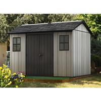 Keter Oakland Shed 11' x 7.5' in Grey Steel Reinforced Plastic