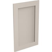 Kitchen Kit Flatpack Shaker Appliance Door Ultra Matt 715x446mm in Light Grey Mdf
