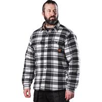 Scruffs Men's Worker Padded Checked Shirt in Grey