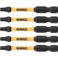 DeWalt FlexTorq Impact Rated Torsion Bit T25 (5 Pack) in Black