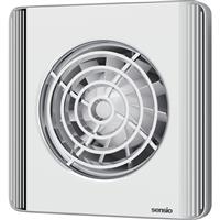 Sensio Layci Wall Ventilation Fan 100mm in Chrome ABS