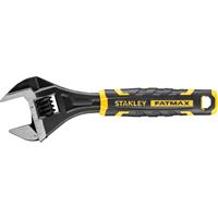 Stanley FatMax Bi-material Adjustable Wrench 8" (200mm) in Black Black Phosphate Finish