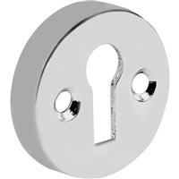 Victorian Open Escutcheon Chrome in Silver