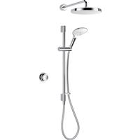 Mira Mode Dual Thermostatic Digital Mixer Shower High Pressure / Combi Rear Fed in Chrome Stainless Steel