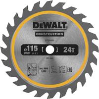 DeWalt TCT Circular Saw Blade 115 x 9.5mm x 24T