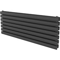Ximax Bristol Double Horizontal Designer Radiator 410 x 1000mm 2519Btu Anthracite in Anthracite Structure Steel