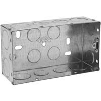 Appleby Metal Back Box 2 Gang 47mm