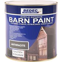 Bedec Barn Paint Satin 2.5L in Anthracite Plastic
