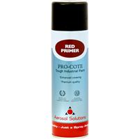 Aerosol Solutions Industrial Spray Primer 500ml in Red Plastic