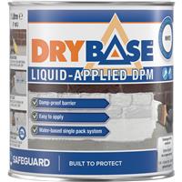 Safeguard Drybase Liquid Damp-proof Membrane 1L White