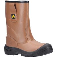 Amblers Safety FS12 Water Resist Pull On Safety Rigger Boots in Tan