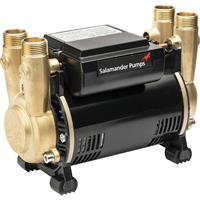 Salamander CT Force Regenerative Twin Shower Pump 3.0 bar in Black Brass