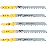 Milwaukee Jigsaw Blade T144D Wood (5 Pack) High Carbon Steel