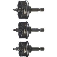 Milwaukee SHOCKWAVE Holesaw Set (3 Piece) Bi-Metal