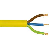 Pitacs Arctic PVC Cable (3183A) 2.5mm2 Drum (50m) in Yellow