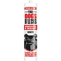 Evo-Stik The Dog's Adhesive & Sealant 290ml in White