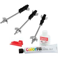 Unika ColorFill Worktop Installation and Repair Kit in Black