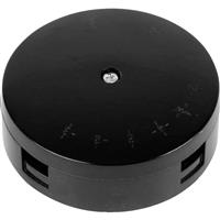 Axiom Lighting Junction Box 20A 4T Small in Black Urea