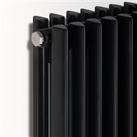 Ximax Boston Designer Radiator 1800 x 450mm 5379Btu Duplex in Anthracite Steel