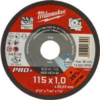 Milwaukee Thin Metal Cutting Discs 115 x 1mm